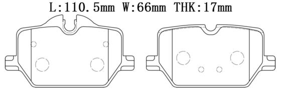 34206888835 BMW Pad del freno