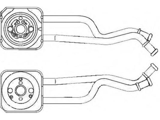036117021G Parti del motore raffreddatore di olio