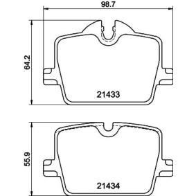 BMW 34206888832 Parti del telaio Set di pastiglie del freno