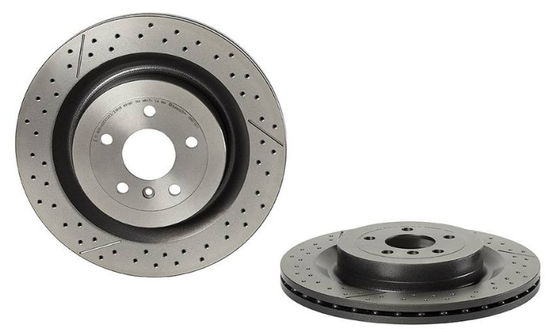 Mercedes Benz 1664230512 Parti del telaio Disco del freno